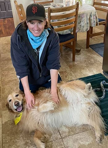 Jenny, a Golden Retriever